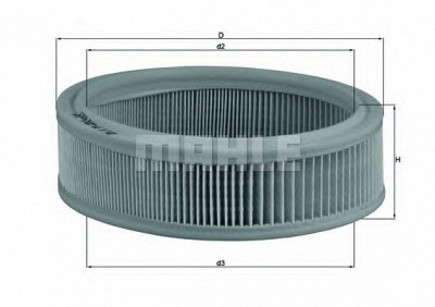 MAHLE lx70 -  Воздушный фильтр