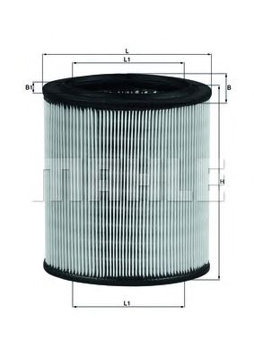 MAHLE lx715 -  Воздушный фильтр