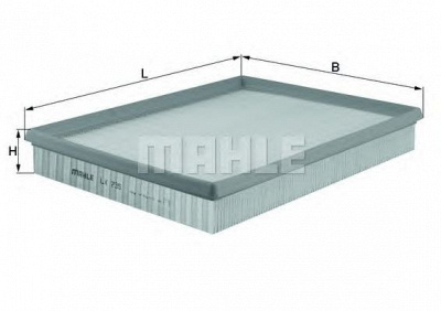 MAHLE lx735 -  Воздушный фильтр