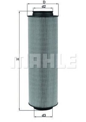 MAHLE lx791 -  Воздушный фильтр