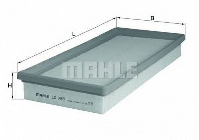 MAHLE lx799 -  Воздушный фильтр