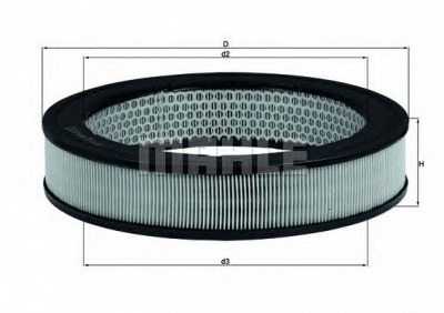MAHLE lx8 -  Воздушный фильтр