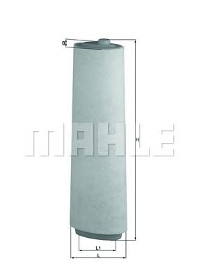 MAHLE lx818 -  Воздушный фильтр