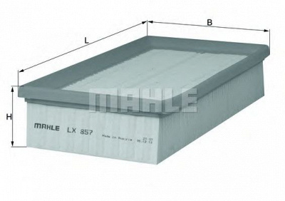 MAHLE lx857 -  Воздушный фильтр
