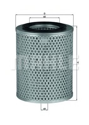 MAHLE lx899 -  Воздушный фильтр