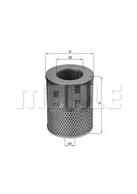MAHLE lx912 -  Воздушный фильтр