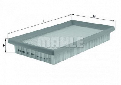 MAHLE lx916 -  Воздушный фильтр