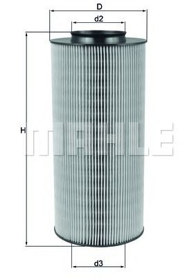 MAHLE lx918 -  Воздушный фильтр