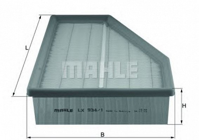 MAHLE lx9341 -  Воздушный фильтр