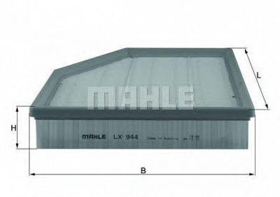 MAHLE lx944 -  Воздушный фильтр