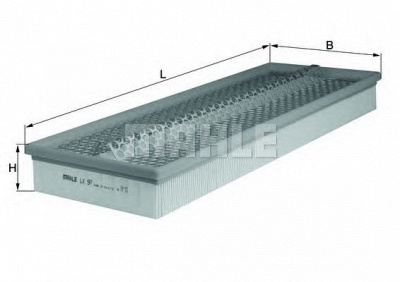 MAHLE lx97 -  Воздушный фильтр