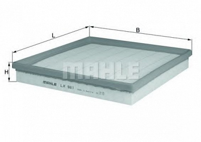 MAHLE lx981 -  Воздушный фильтр
