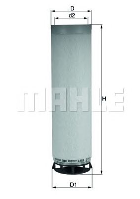MAHLE lxs272 -  Фильтр добавочного воздуха