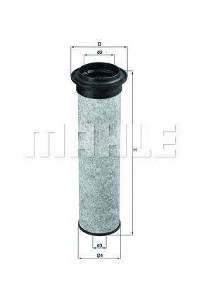 MAHLE lxs411 -  Фильтр добавочного воздуха