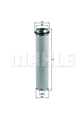 MAHLE lxs51 -  Фильтр добавочного воздуха