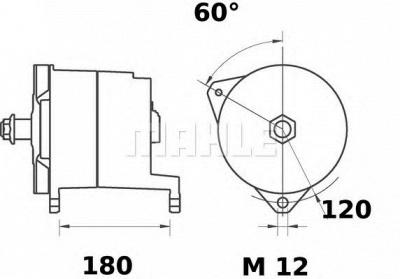 MAHLE mg128 -  Генератор