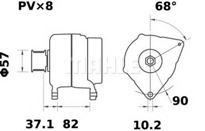 MAHLE mg132 -  Генератор