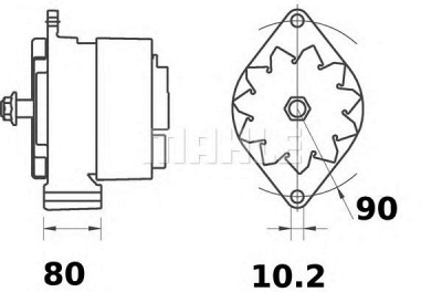 MAHLE mg183 -  Генератор
