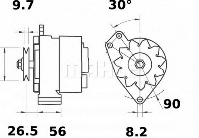 MAHLE mg185 -  Генератор