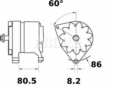 MAHLE mg212 -  Генератор