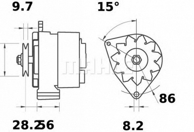 MAHLE mg218 -  Генератор