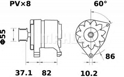 MAHLE mg223 -  Генератор
