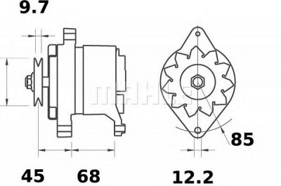 MAHLE mg258 -  Генератор