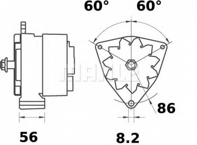 MAHLE mg260 -  Генератор