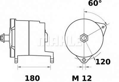 MAHLE mg302 -  Генератор