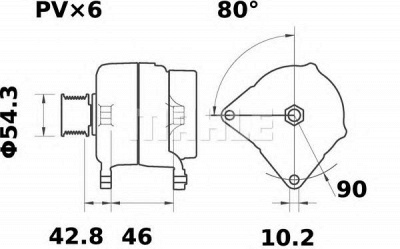 MAHLE mg31 -  Генератор