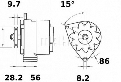 MAHLE mg318 -  Генератор