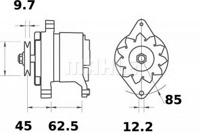 MAHLE mg369 -  Генератор