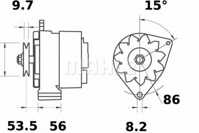 MAHLE mg376 -  Генератор