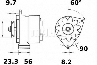 MAHLE mg389 -  Генератор