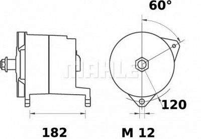 MAHLE mg392 -  Генератор