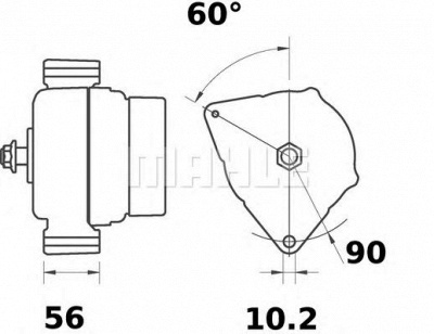MAHLE mg4 -  Генератор