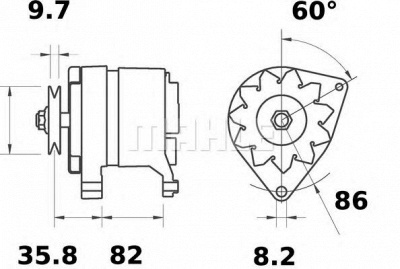 MAHLE mg429 -  Генератор