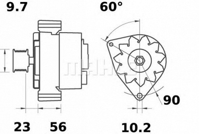 MAHLE mg431 -  Генератор
