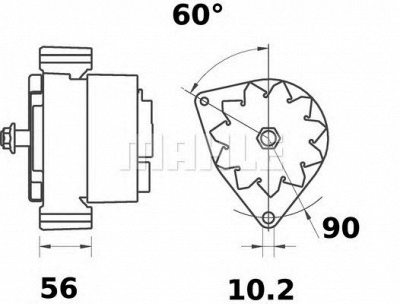 MAHLE mg433 -  Генератор