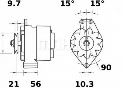 MAHLE mg44 -  Генератор