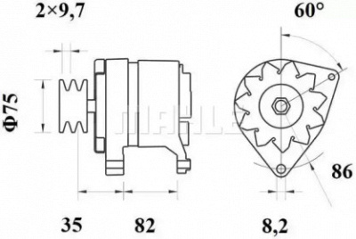 MAHLE mg442 -  Генератор
