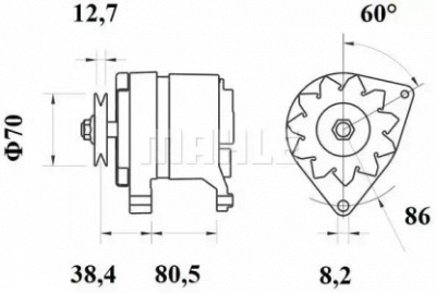 MAHLE mg451 -  Генератор