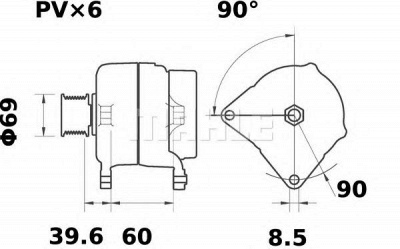 MAHLE mg469 -  Генератор