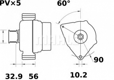 MAHLE mg48 -  Генератор