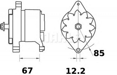 MAHLE mg515 -  Генератор
