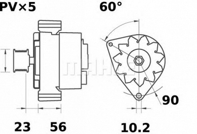 MAHLE mg519 -  Генератор