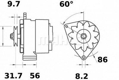 MAHLE mg531 -  Генератор