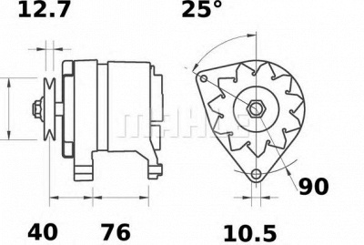 MAHLE mg585 -  Генератор