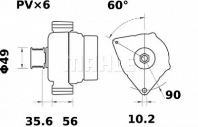 MAHLE mg610 -  Генератор