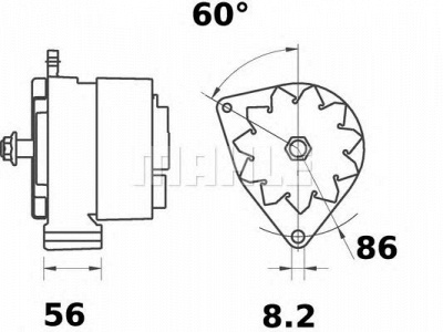 MAHLE mg626 -  Генератор
